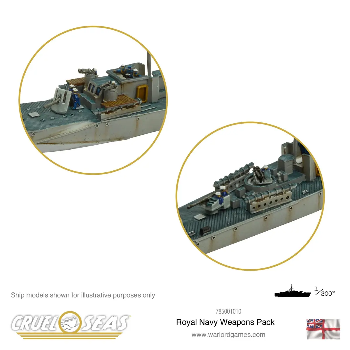 Cruel Seas Royal Navy Weapons Pack 2