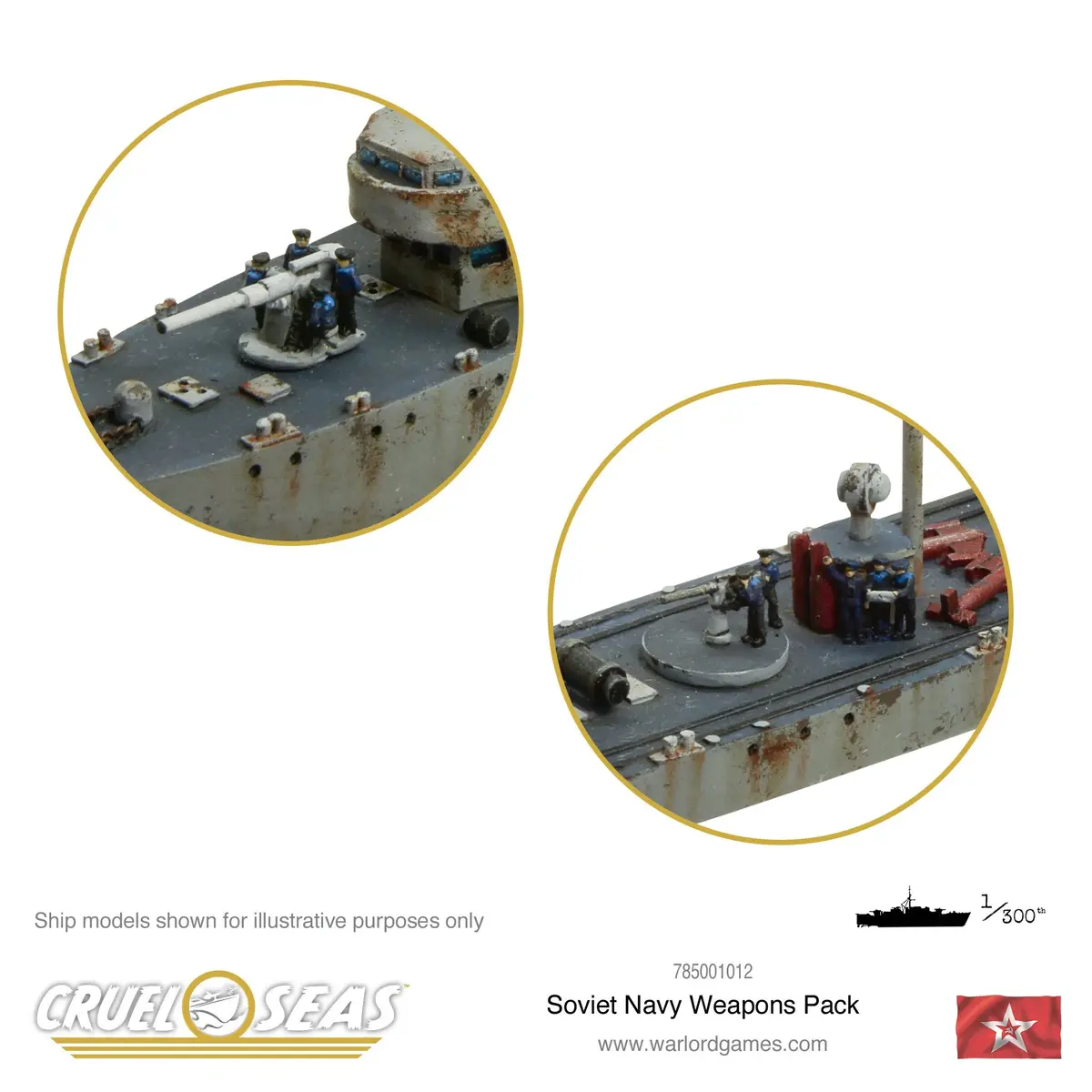 Cruel Seas Soviet Navy Weapons Pack 2
