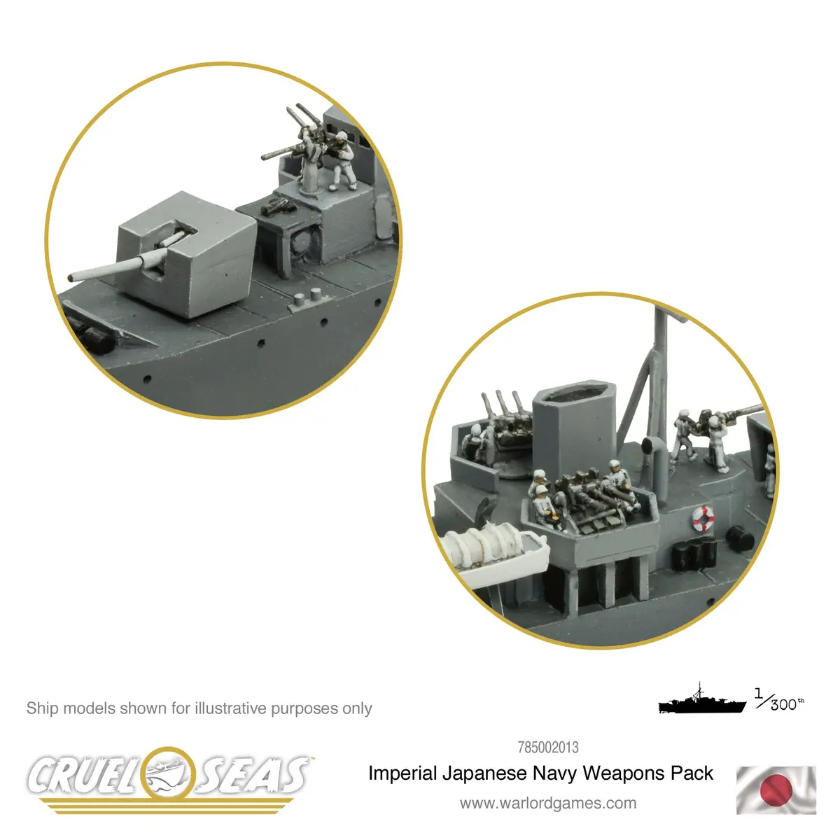 Cruel Seas Imperial Japanese Navy Weapons Pack 2