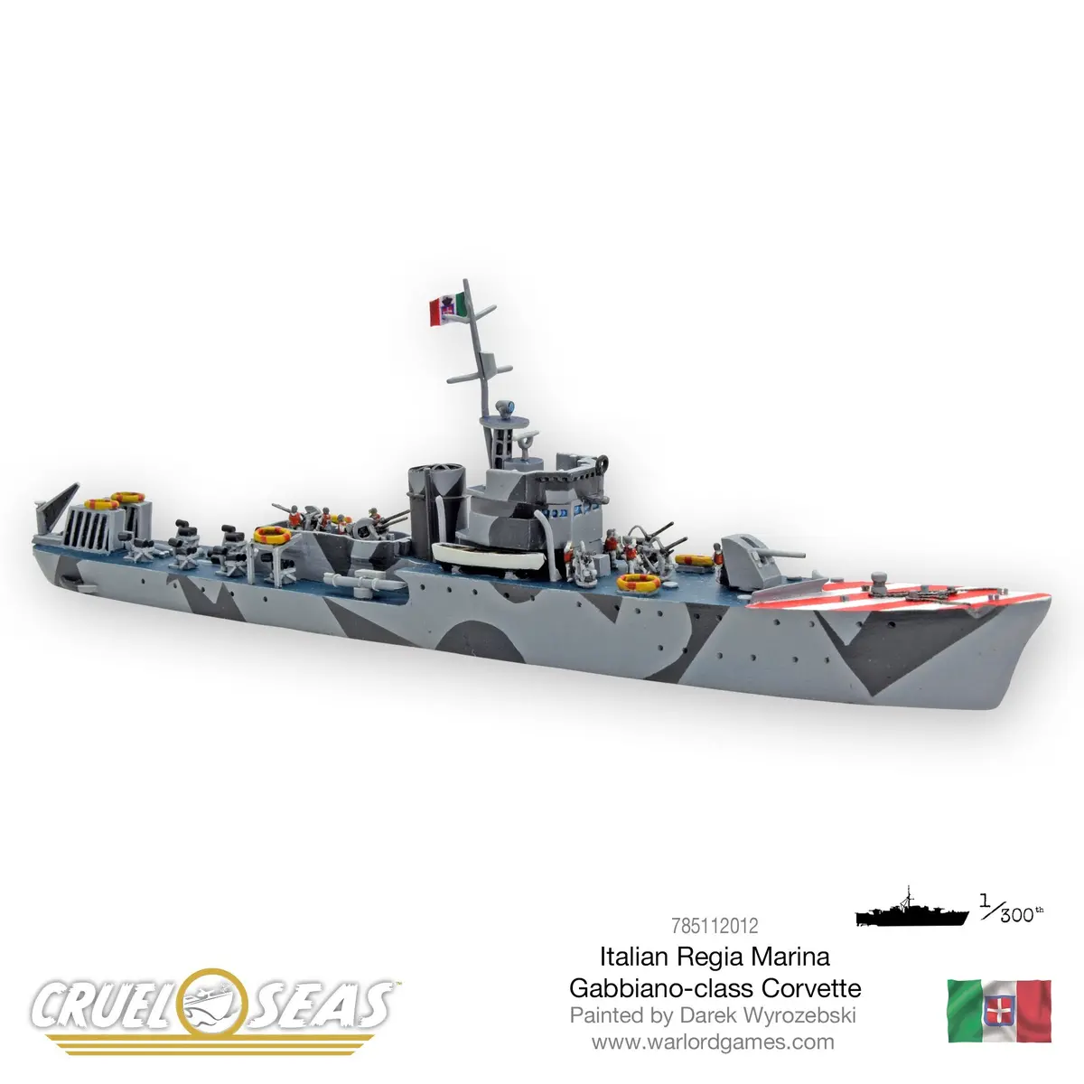 Italian Gabbiano-Class Corvette 2