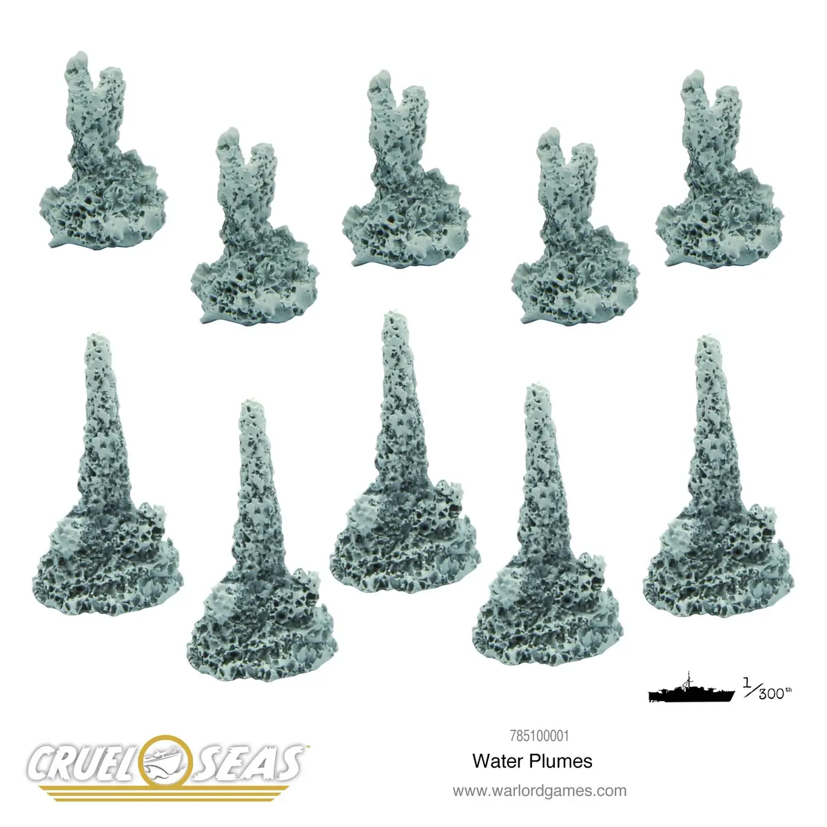 Cruel Seas Water Plumes Pack 1