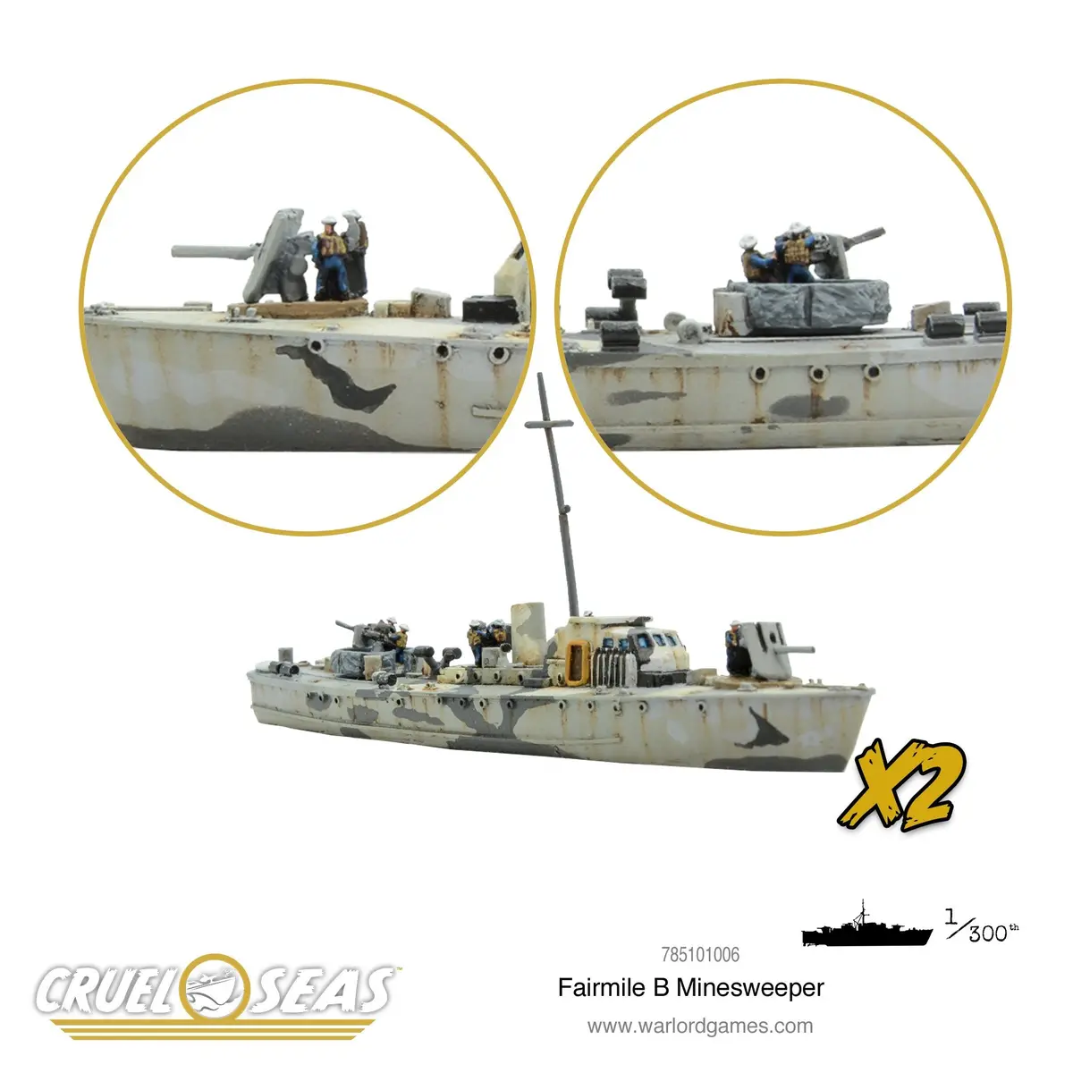 Cruel Seas: Fairmile B Minesweeper 1