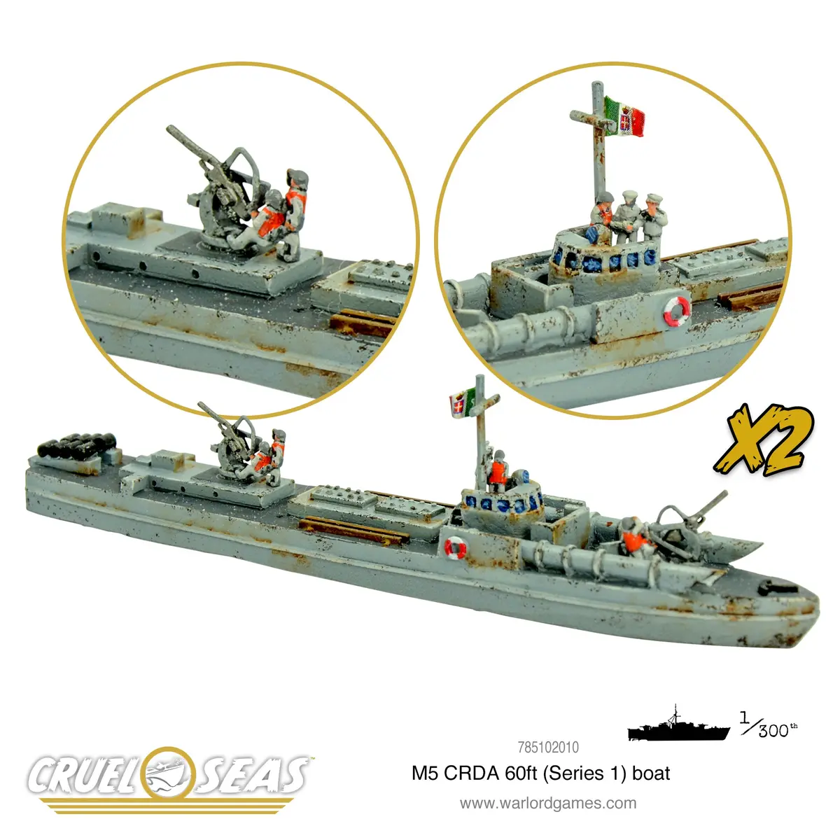 Cruel Seas: M5 Crda 60T (Series 1) Boat 1
