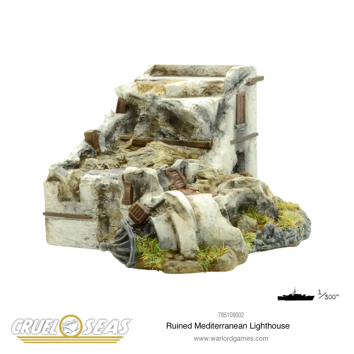 Ruined Mediterranean Lighthouse 2