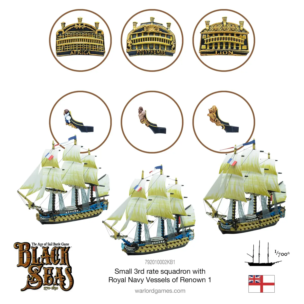 Small 3Rd Rate Squadron With Royal Navy Vessels Of Renown 1 1