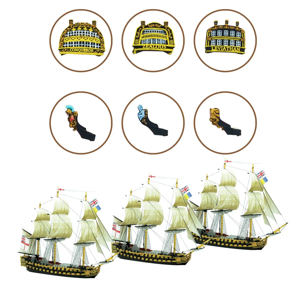 Royal Navy 3Rd Rates Named Ships Pack 3 Bundle 1