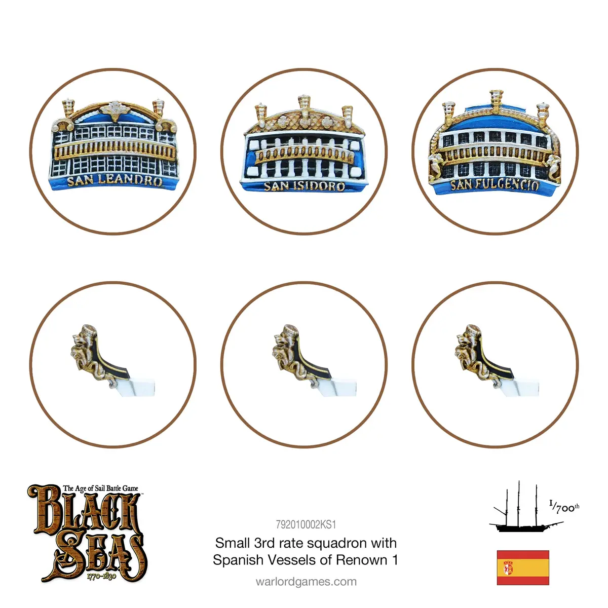 Small 3Rd Rate Squadron With Spanish Vessels Of Renown 1 2