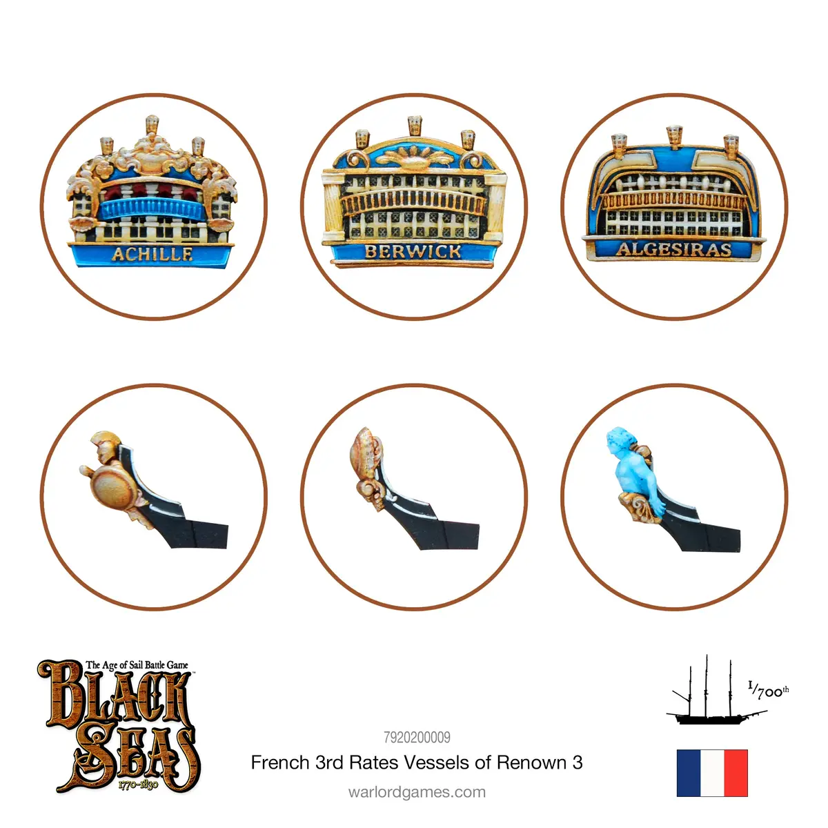 French 3Rd Rates Named Ships Pack 3 1