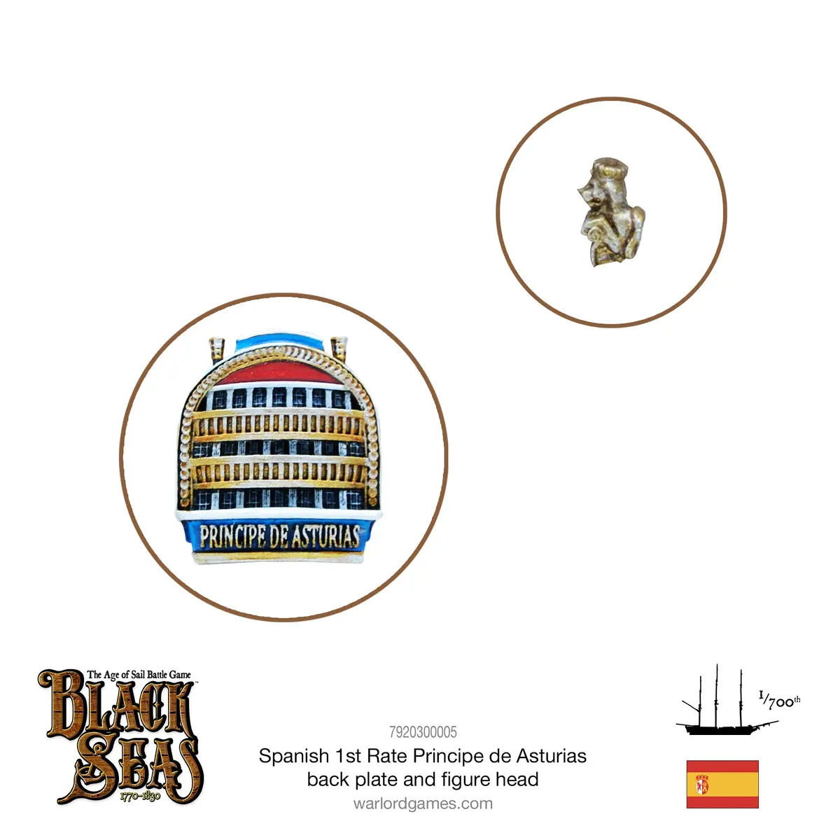 1St Rate With Principe De Asturias Back Plate And Figure Head 2