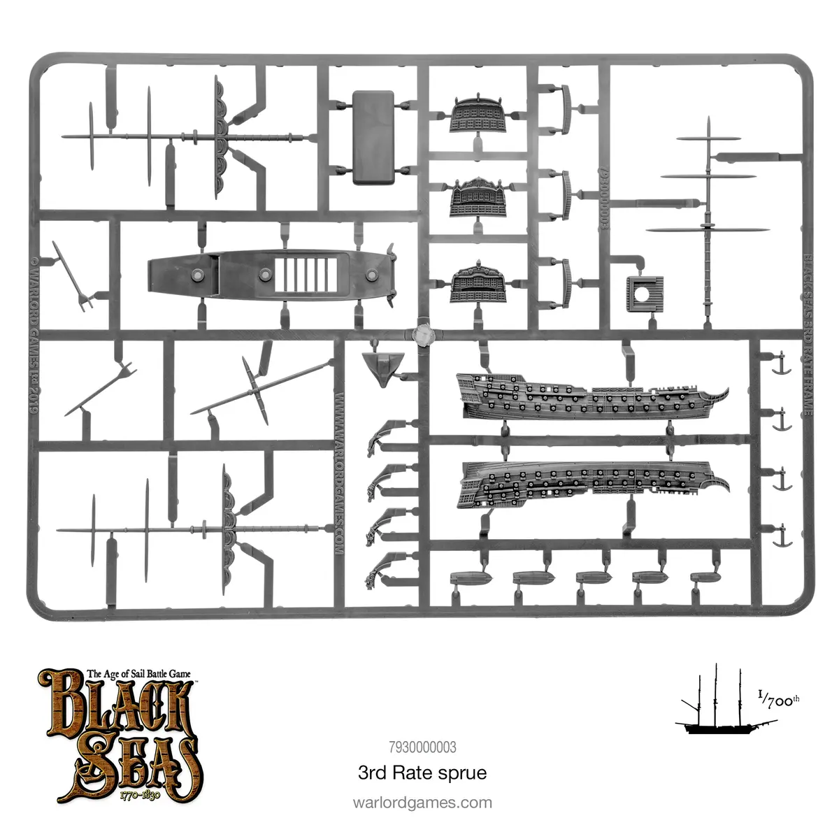 Black Seas 3Rd Rate Sprue 1