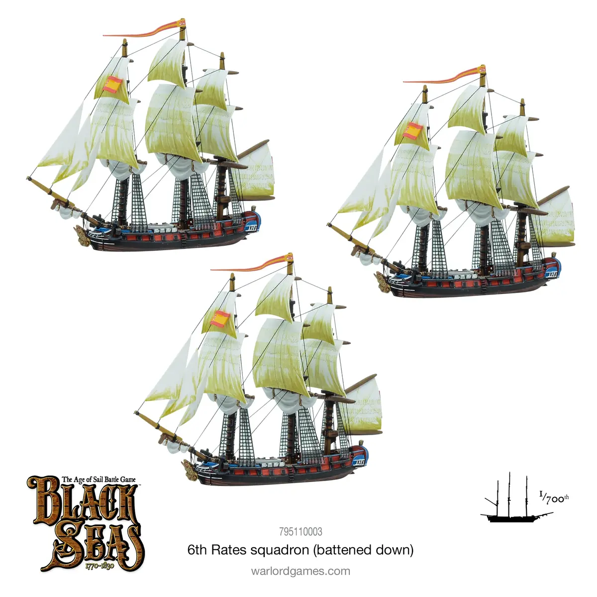 Black Seas: 6Th Rates Squadron (Battened Down) 1