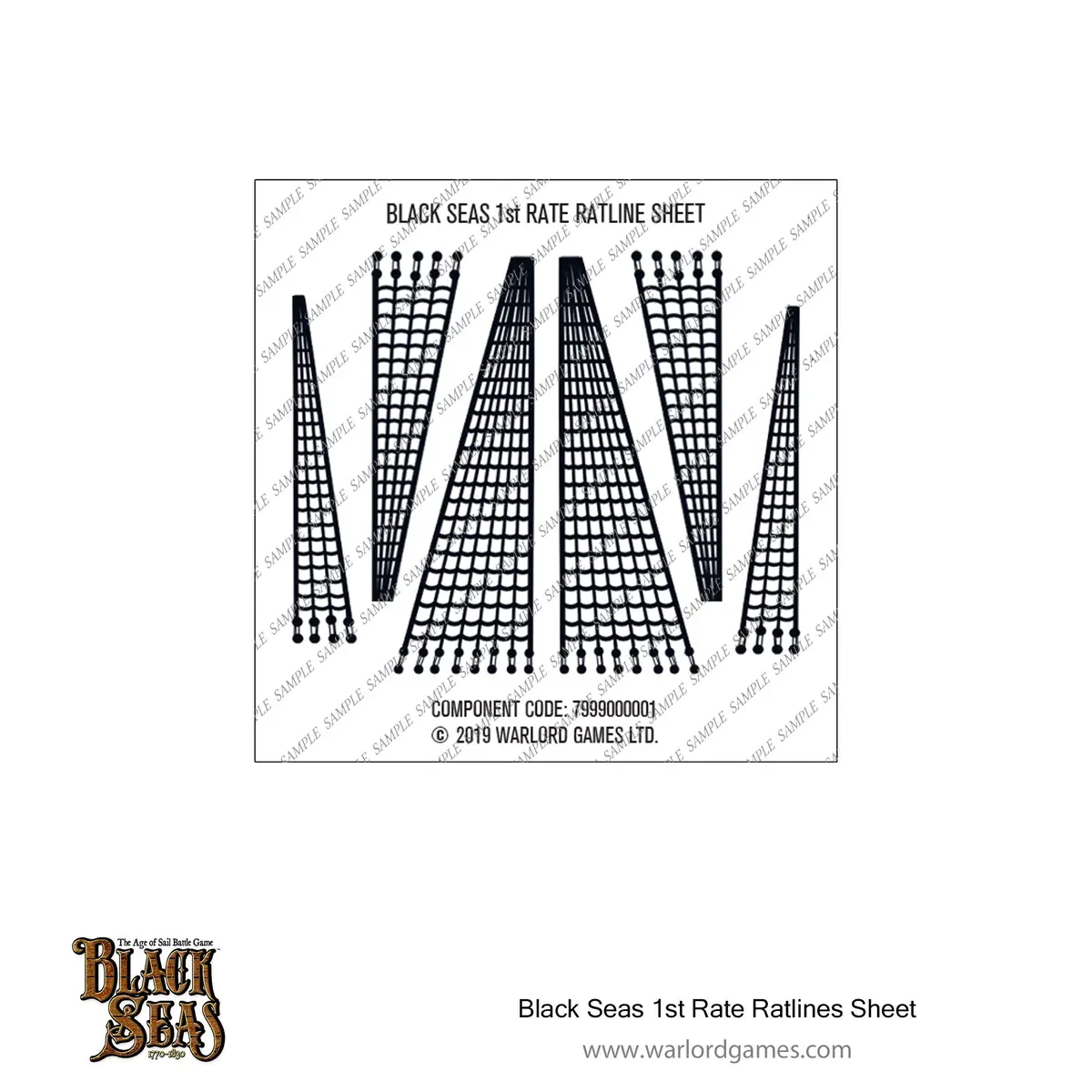 Black Seas 1St Rate Ratlines Sheet 1
