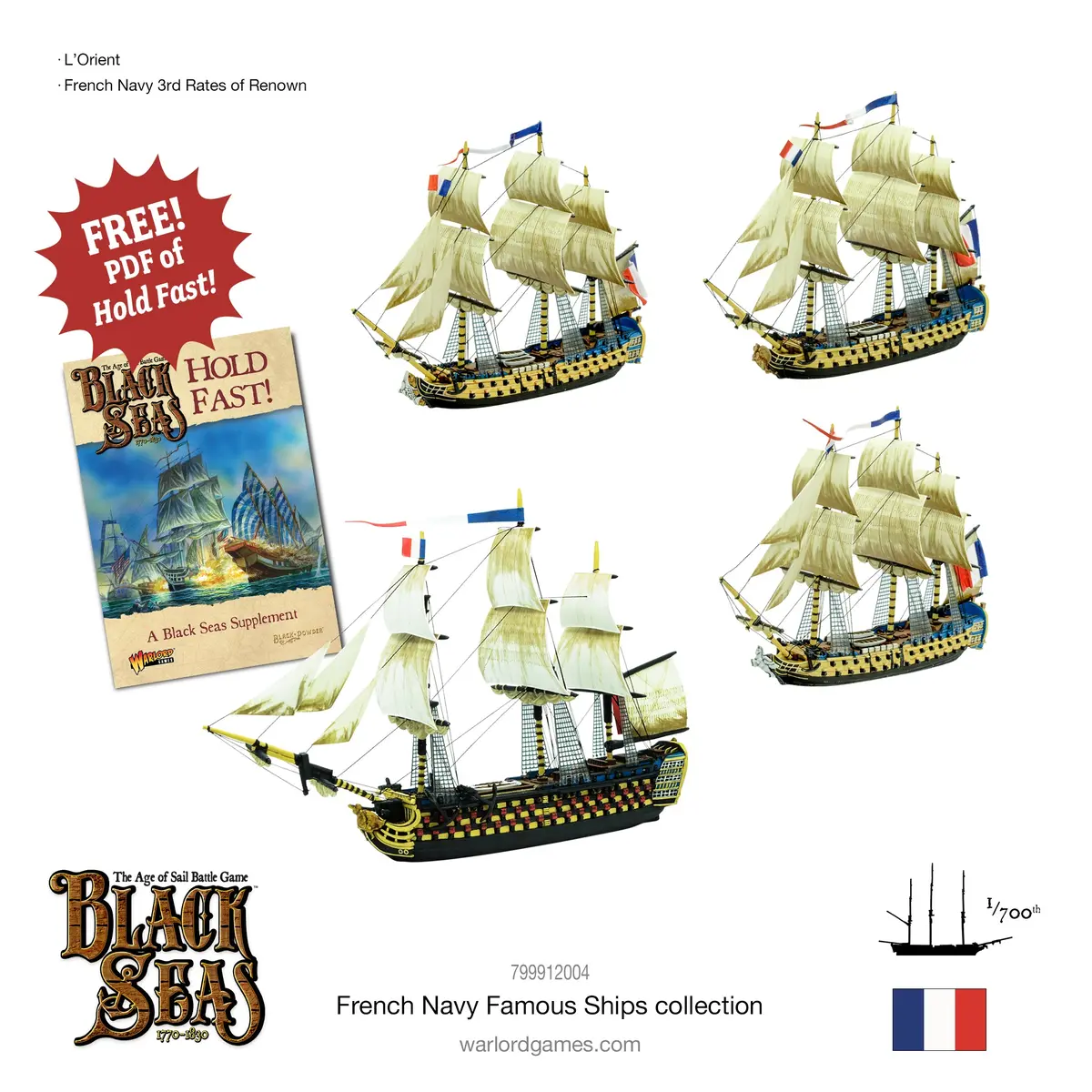 Black Seas: French Navy Famous Ships Bundle 1