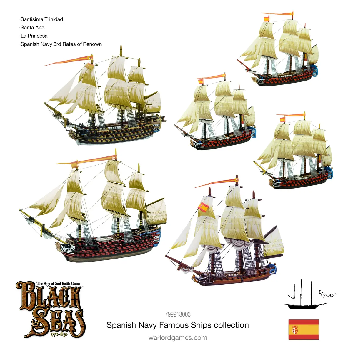 Black Seas: Spanish Navy Famous Ships Bundle 2