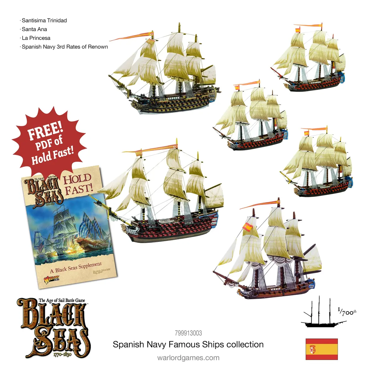 Black Seas: Spanish Navy Famous Ships Bundle 1