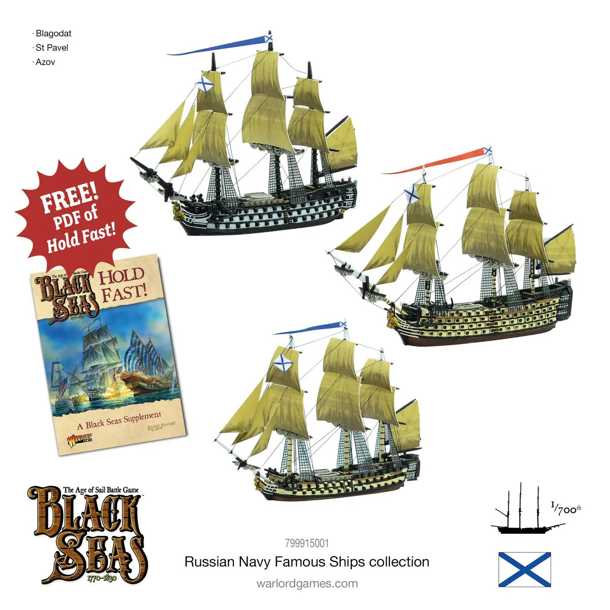 Black Seas: Russian Navy Famous Ships Bundle 1