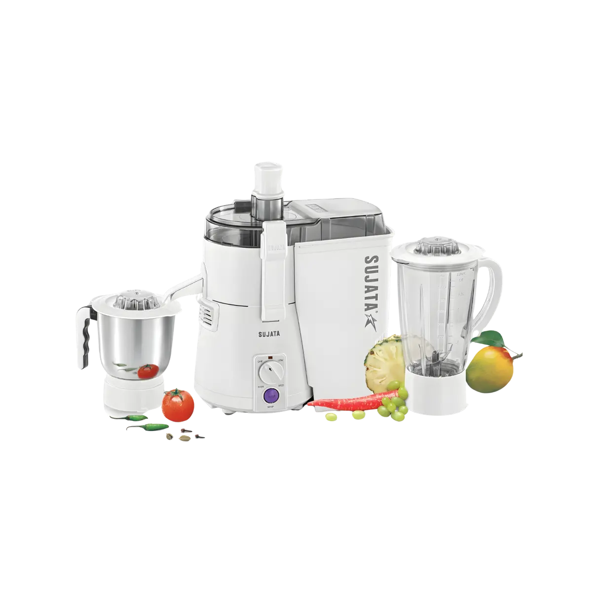 Sujata Powermatic Plus | India's Best Juicer Mixer Grinder | 900 Watt | 2 Jar 1