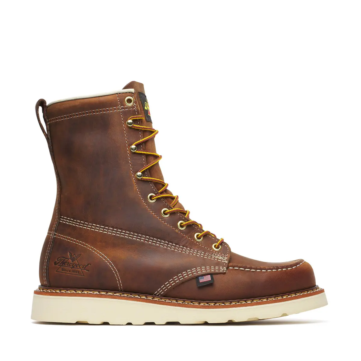 American Heritage – 8″ Trail Crazy Horse Moc Toe – Maxwear Wedge™ (Soft Toe) 1