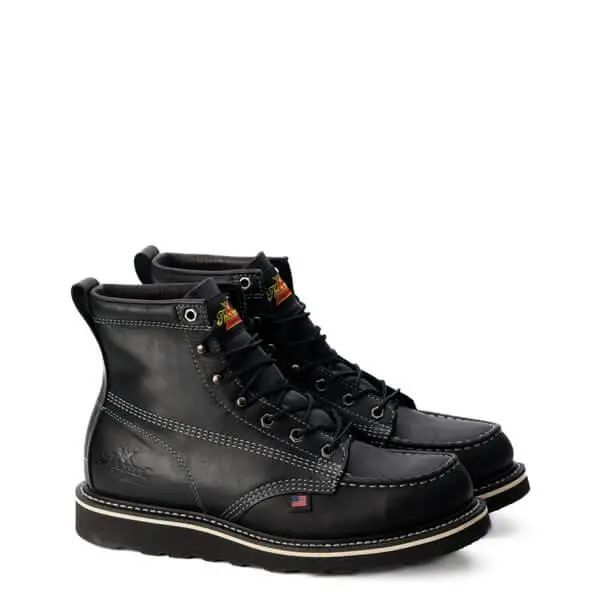 American Heritage - 6" Midnight Series Black Moc Toe (Soft Toe) 1