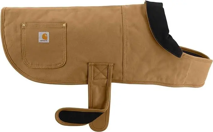 Firm Duck Insulated Dog Chore Coat - Brown 1