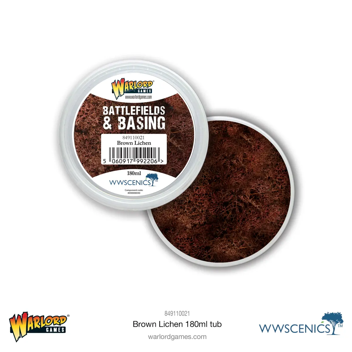 Battlefields & Basing: Brown Lichen (180Ml) 1