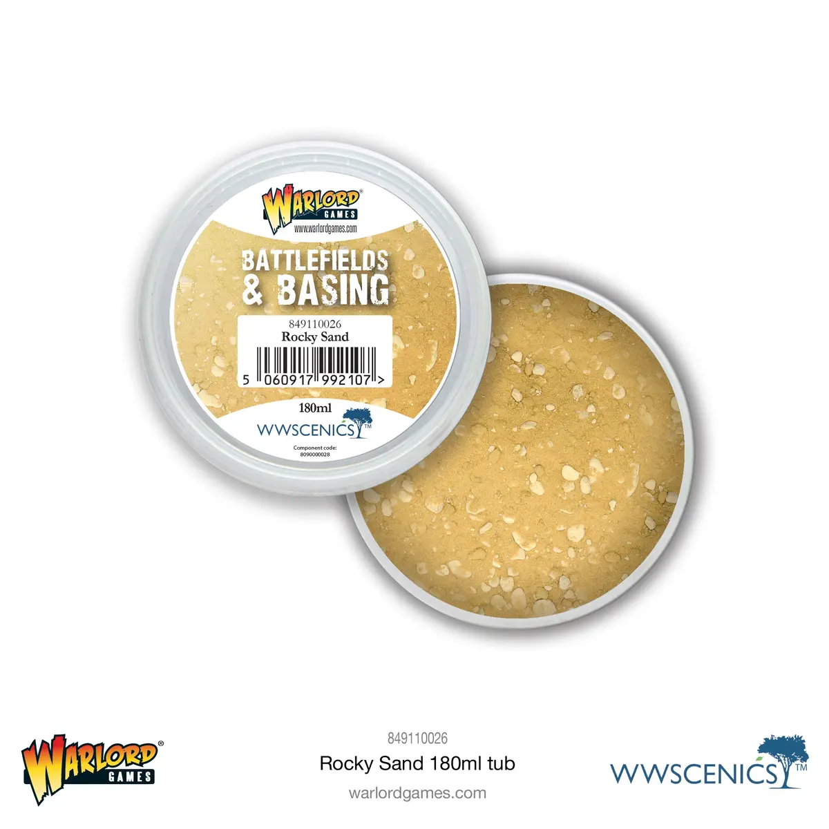 Battlefields & Basing: Rocky Sand (180Ml) 1