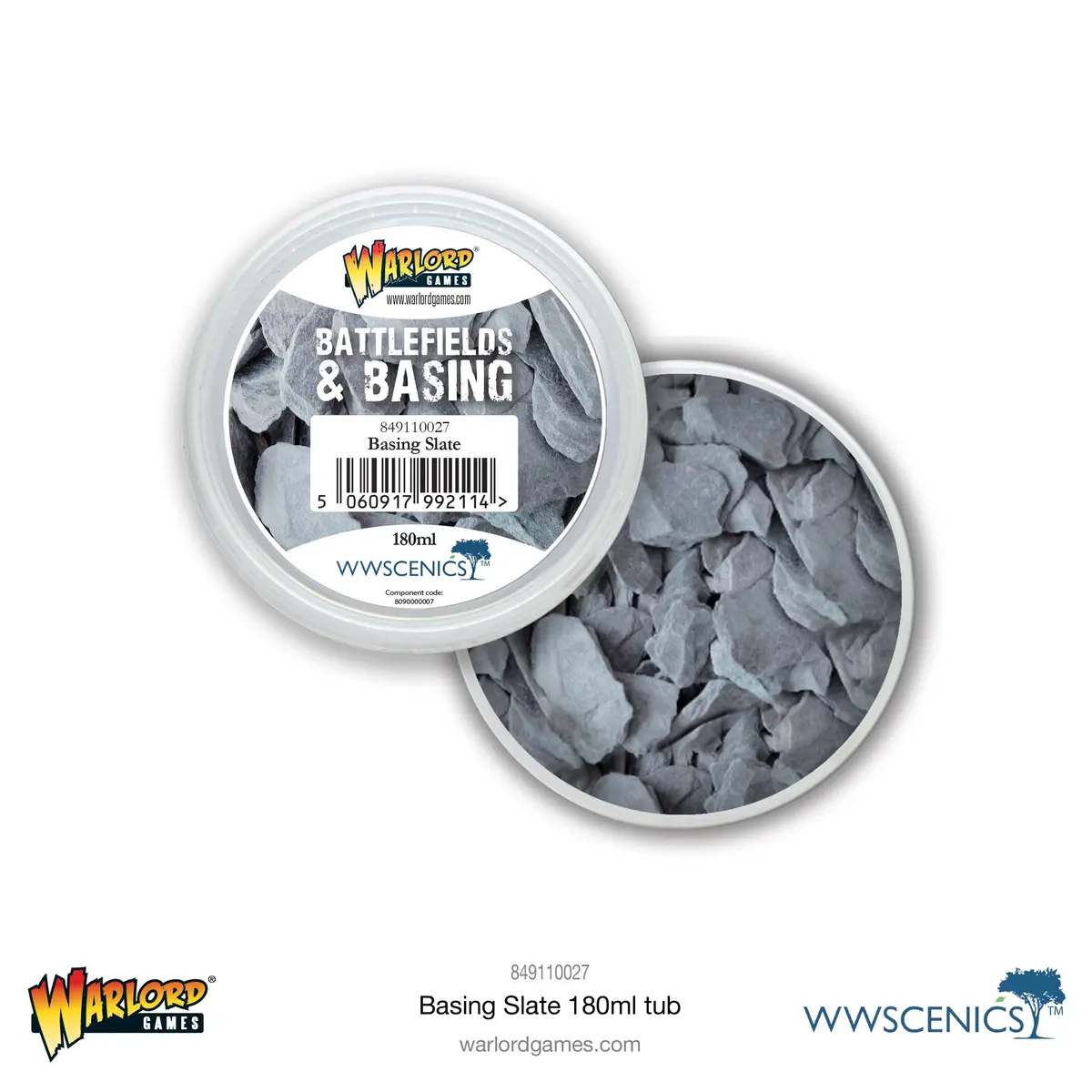 Battlefields & Basing: Basing Slate (180Ml) 1