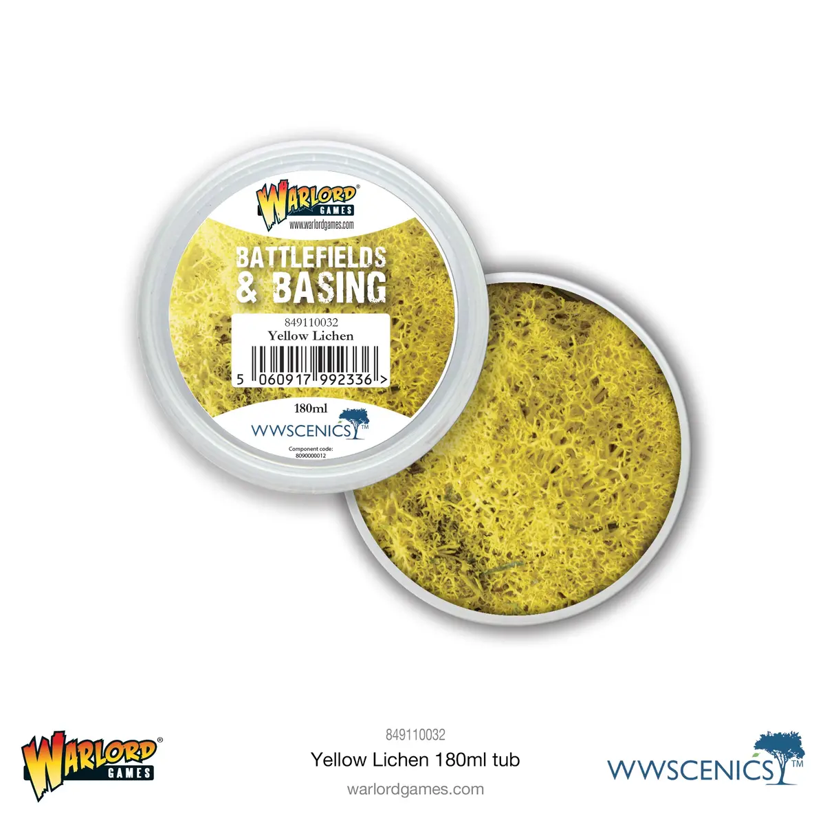 Battlefields & Basing: Yellow Lichen (180Ml) 1