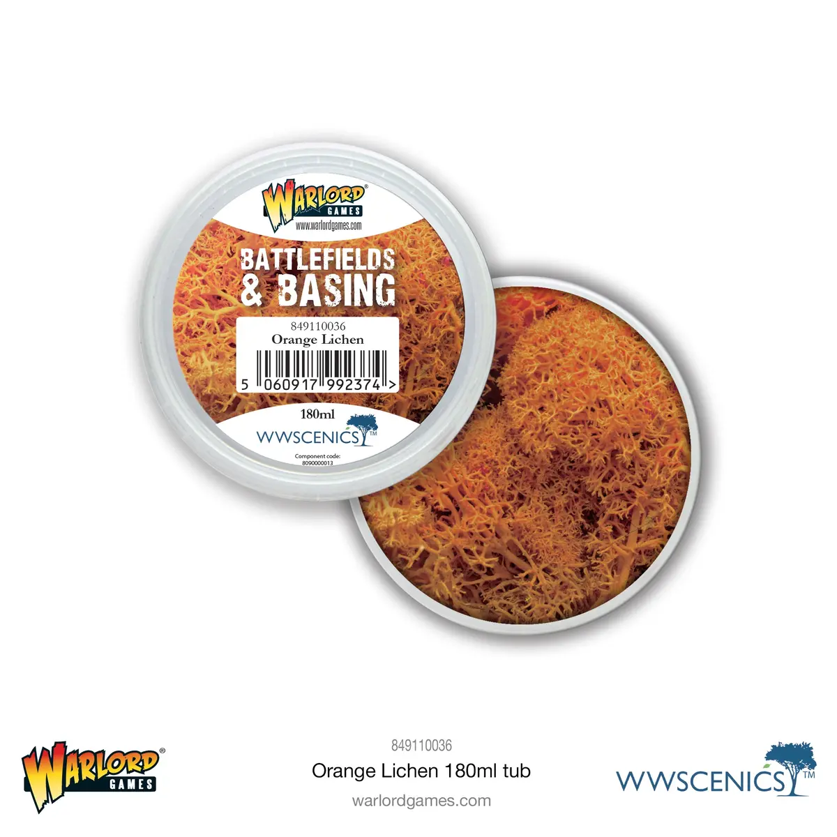 Battlefields & Basing: Orange Lichen (180Ml) 1