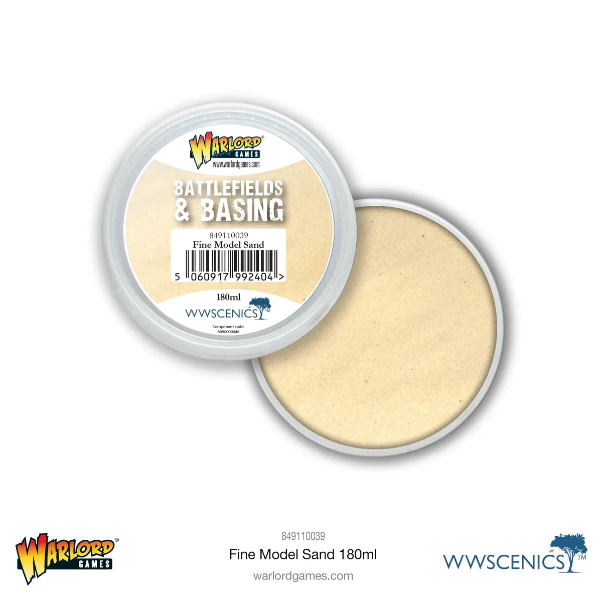 Battlefields & Basing: Fine Model Sand (180Ml) 1
