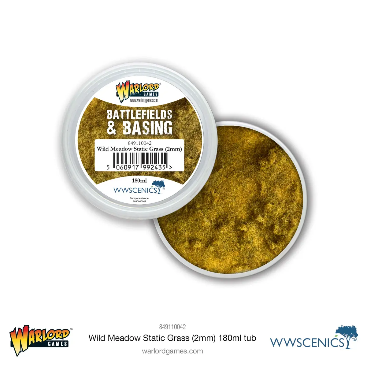 Battlefields & Basing: Wild Meadow 2Mm Static Grass (180Ml) 1