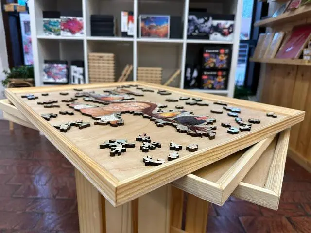 Baltic Birch & Pine Puzzle Assembly Tray By Intoku Design 1