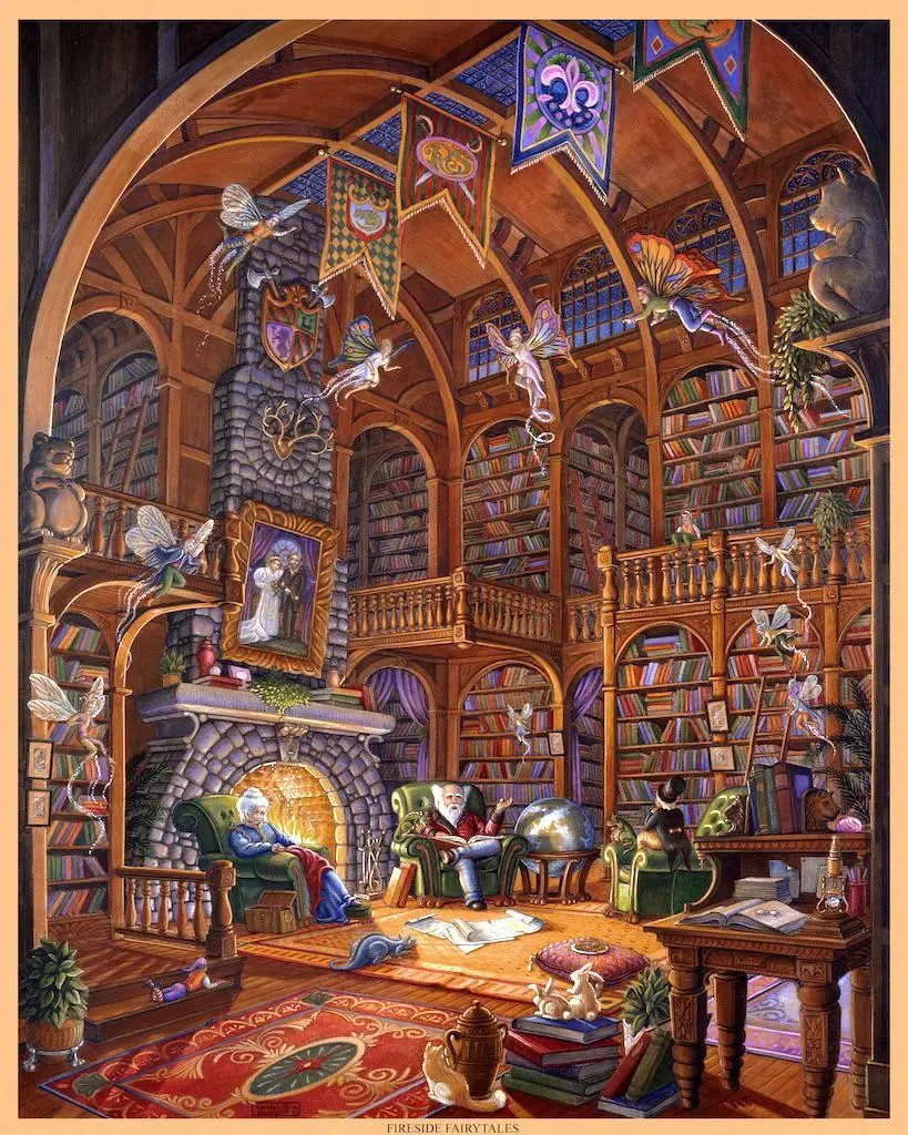 Fireside Fairytales Wooden Jigsaw Puzzle 1