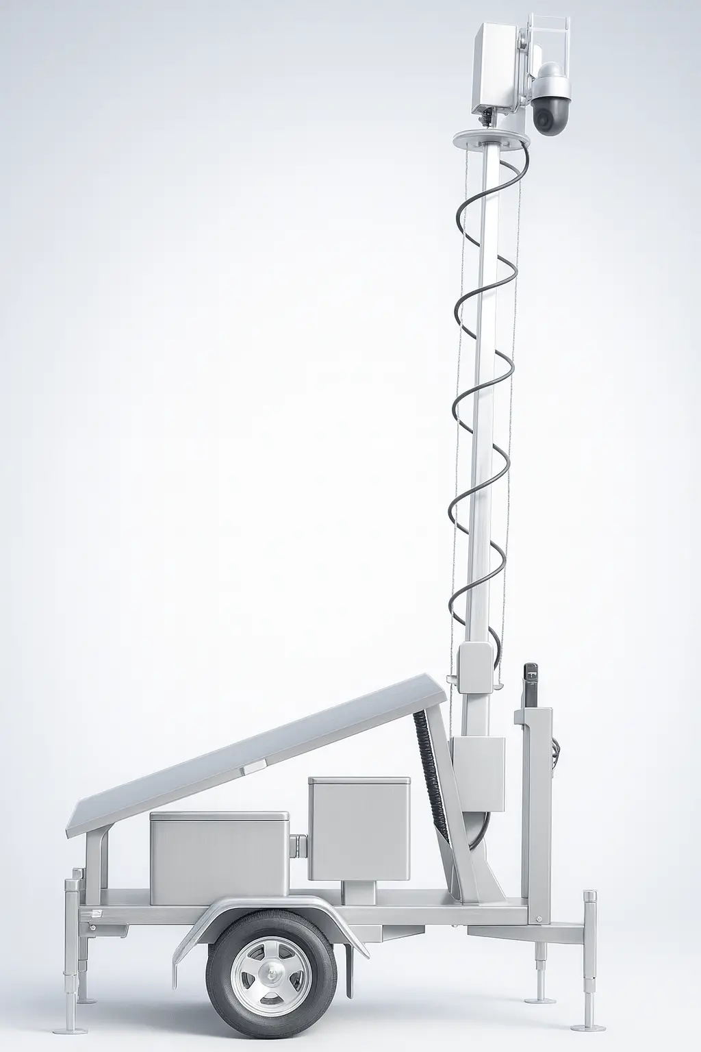Solar-Powered Construction Jobsite Security System 'X-Series' 1