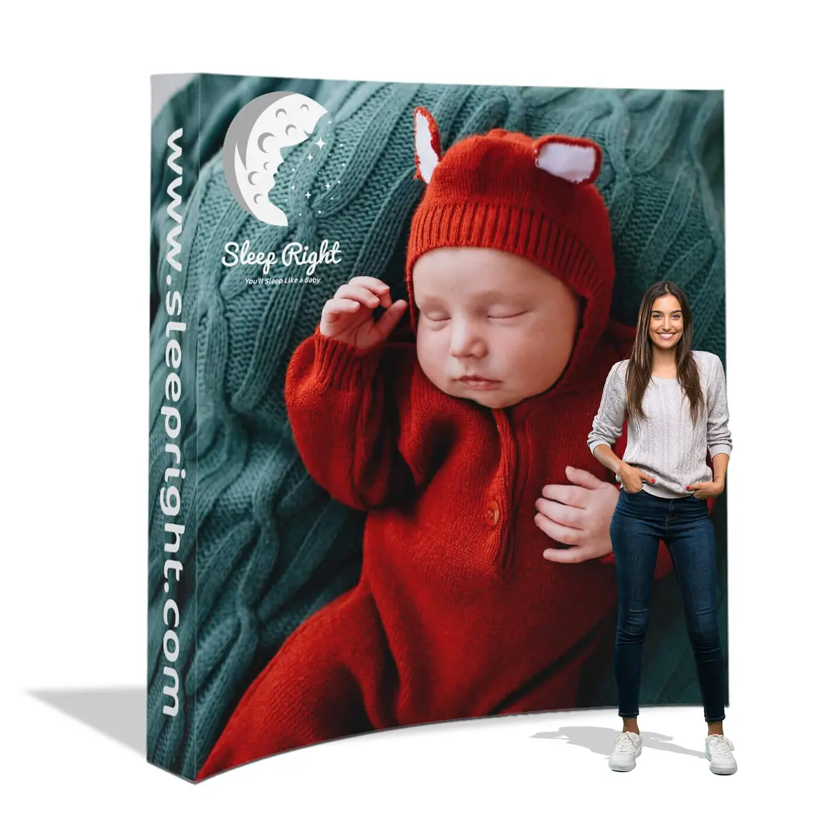Custom Curved Pop Up Display 1