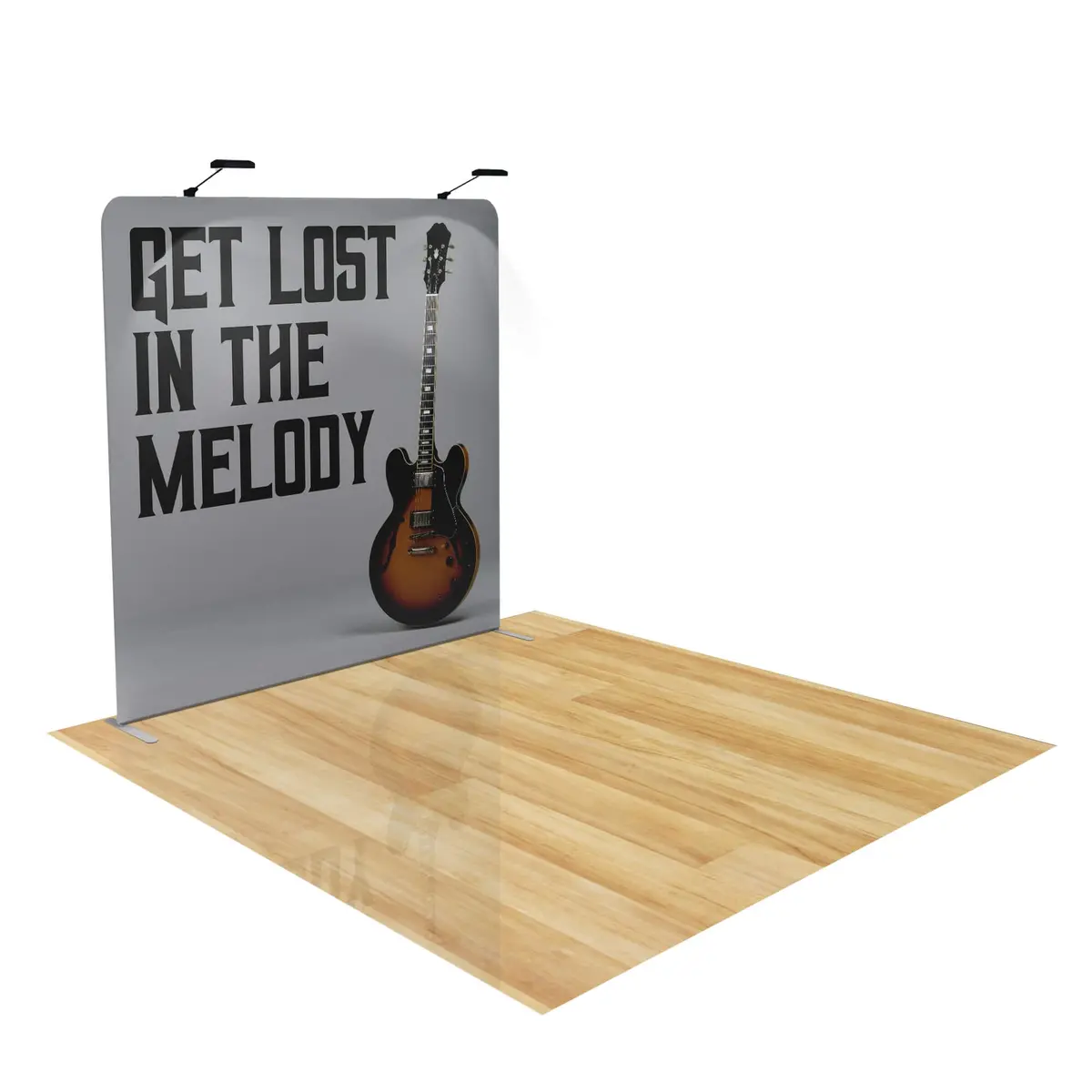 Trade Show Display With Tension Fabric Backdrop 25