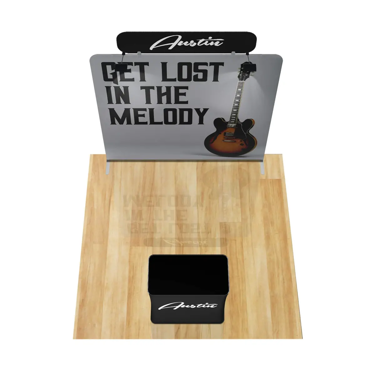 Trade Show Display With Tension Fabric Backdrop 20