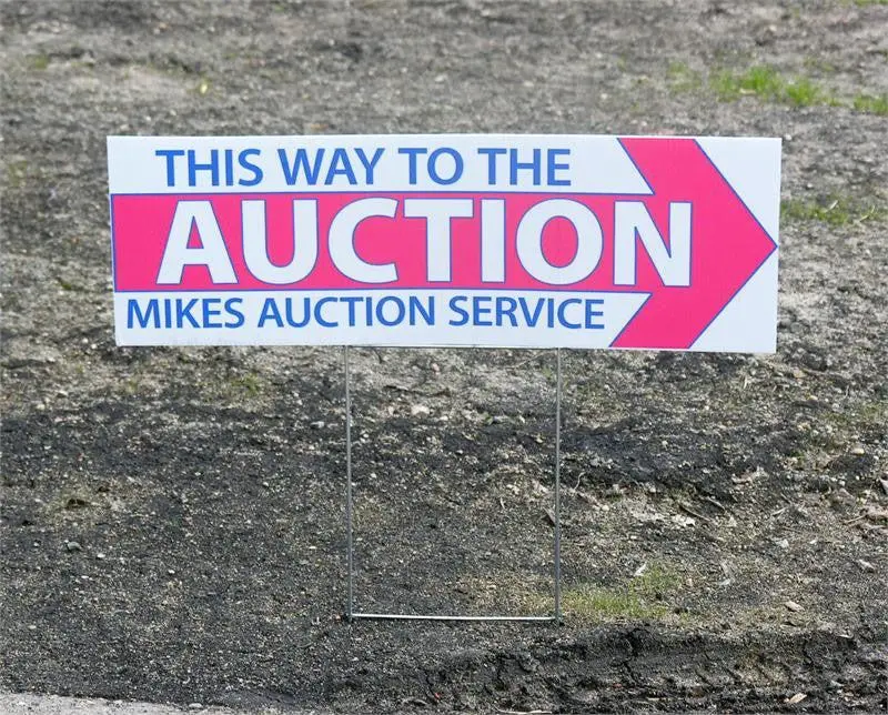 1-Sided 8" X 24" Full Color Sign 1
