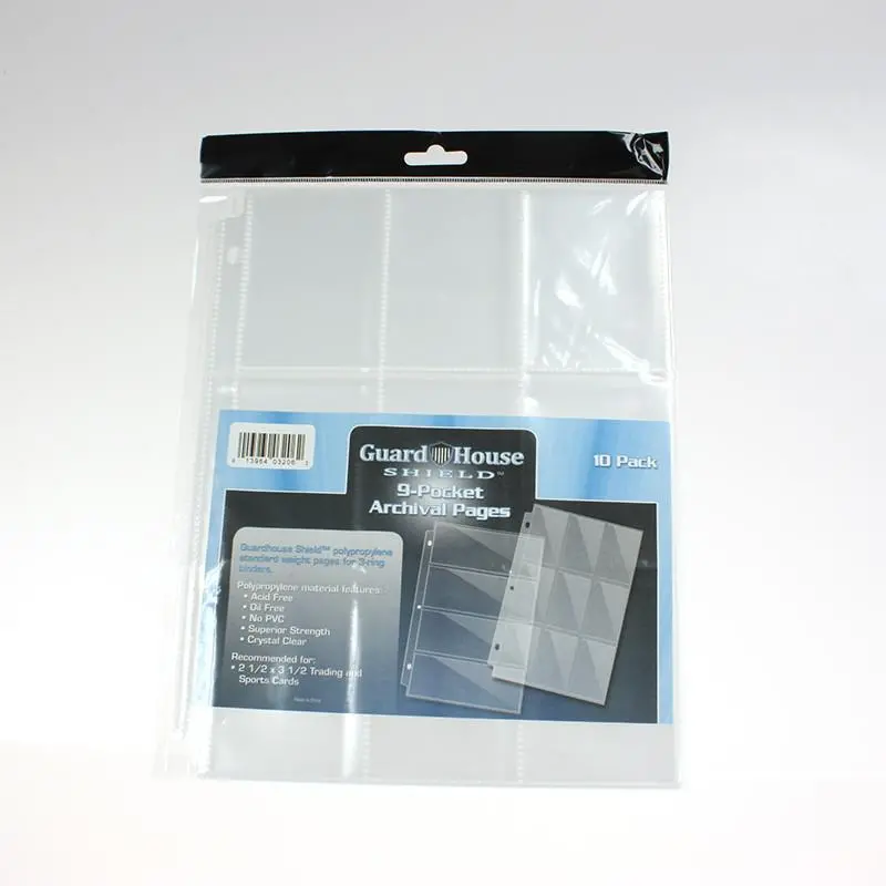9 Pocket Archival Pages (10/Pack) 1