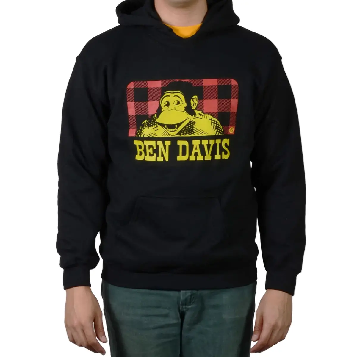 Pullover Hoodie Sweatshirt, Lumberjack - Black 1