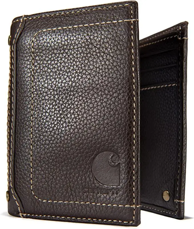 Pebble Trifold Wallet - Brown 1