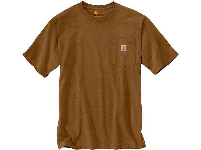 K87 - Loose Fit Heavyweight Pocket Tee, Carhartt Brown 1