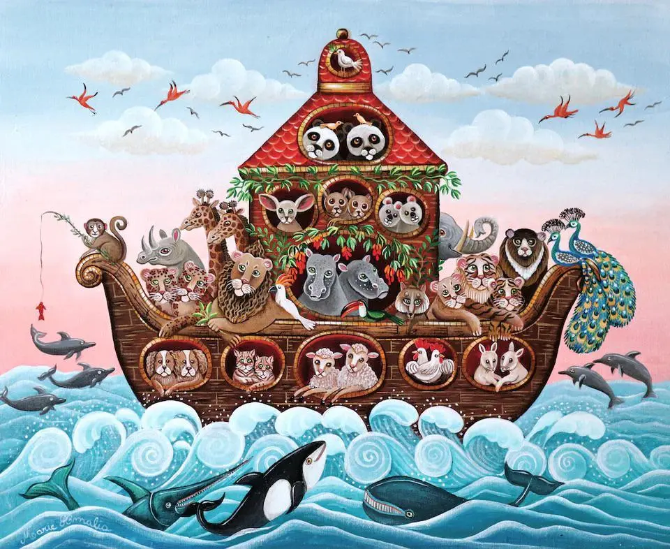 Noah's Ark Wooden Jigsaw Puzzle 1