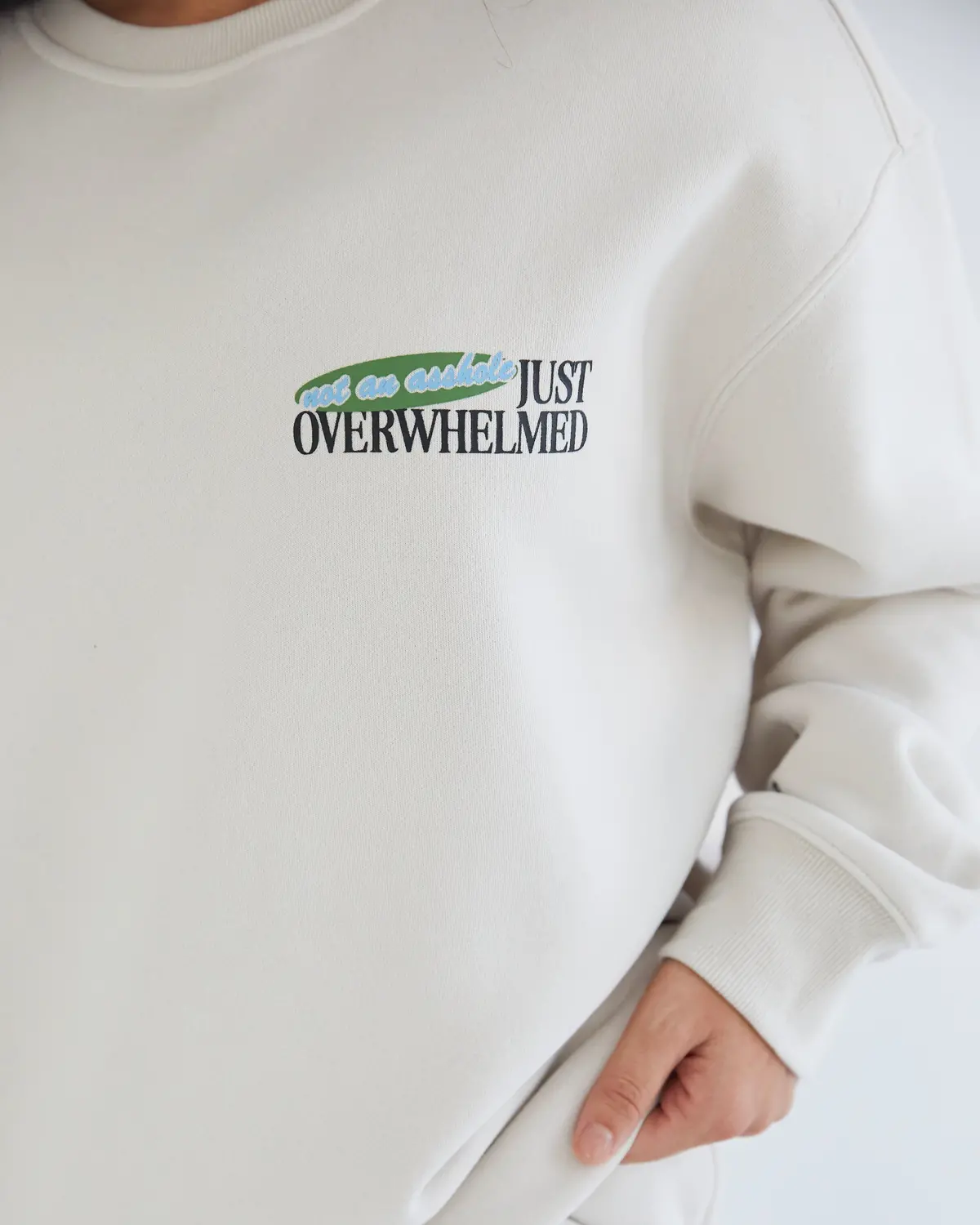 Just Overwhelmed Crewneck 5