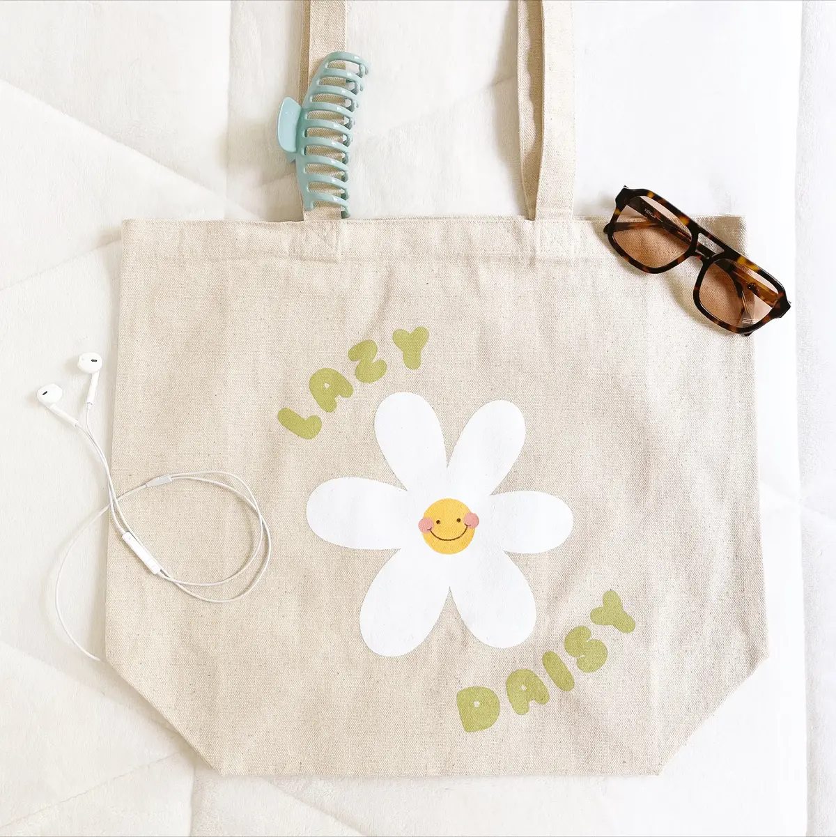 Lazy Daisy Tote Bag 1