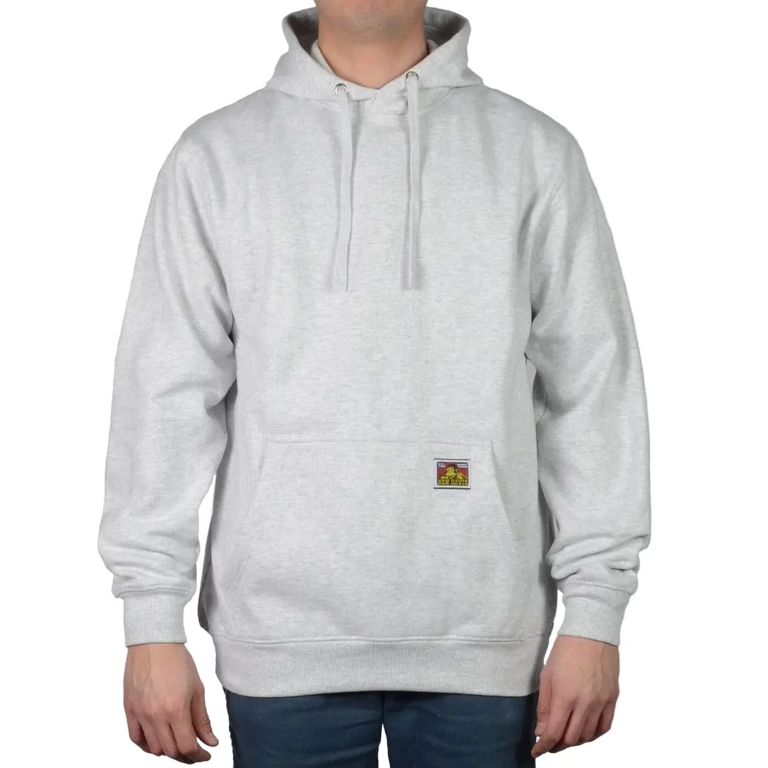 Heavyweight Pullover Hoodie: Ash Grey 1