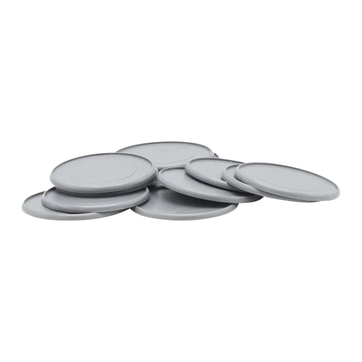 32Mm Plastic Round Lipped Bases Pack 1