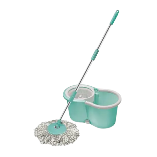 Spotzero By Milton Smart Spin Mop With Bucket, Floor Mop (Aqua Green, Two Refills) 1