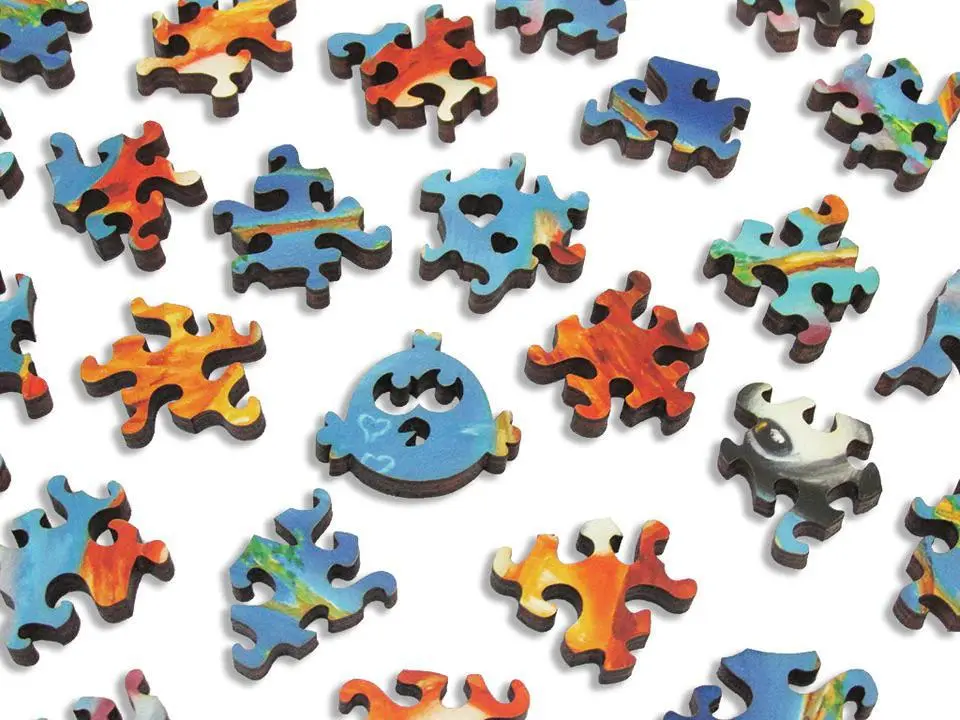 Birds Of A Feather Wooden Jigsaw Puzzle 2