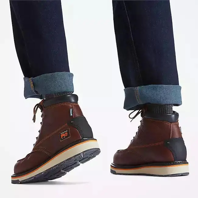 Gridworks 6In Soft Toe Wp Brown 7